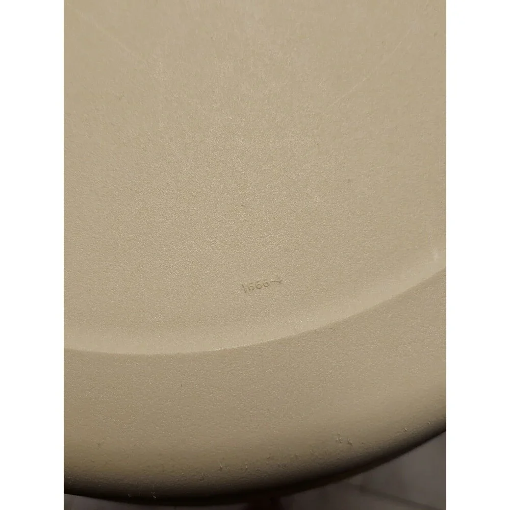 Tupperware Divided Serving Tray 1665-3 Almond With Lid & Dip Bowl 2 pc set